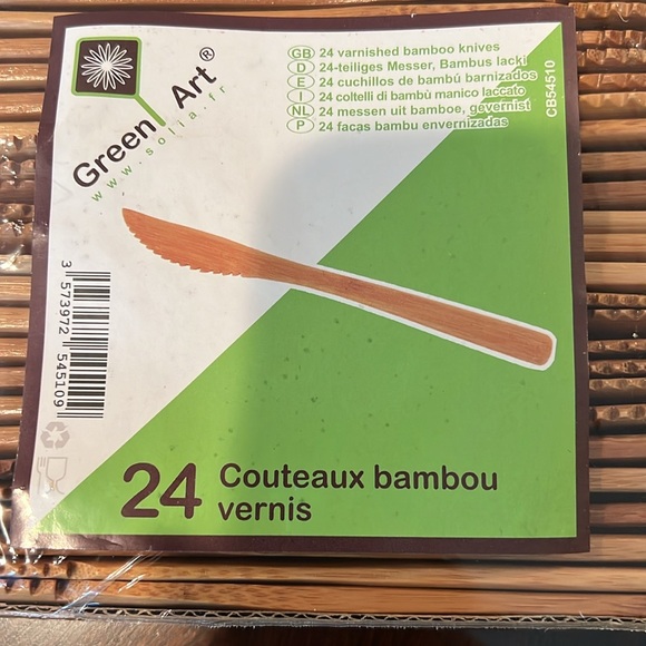 Green Art Bamboo forks and knives - Picture 2 of 3